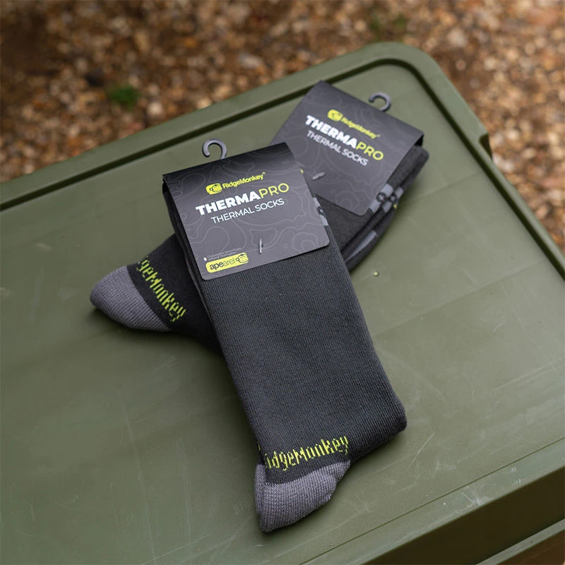 Ridge Monkey APEarel ThermaPro Thermal Socks Green
